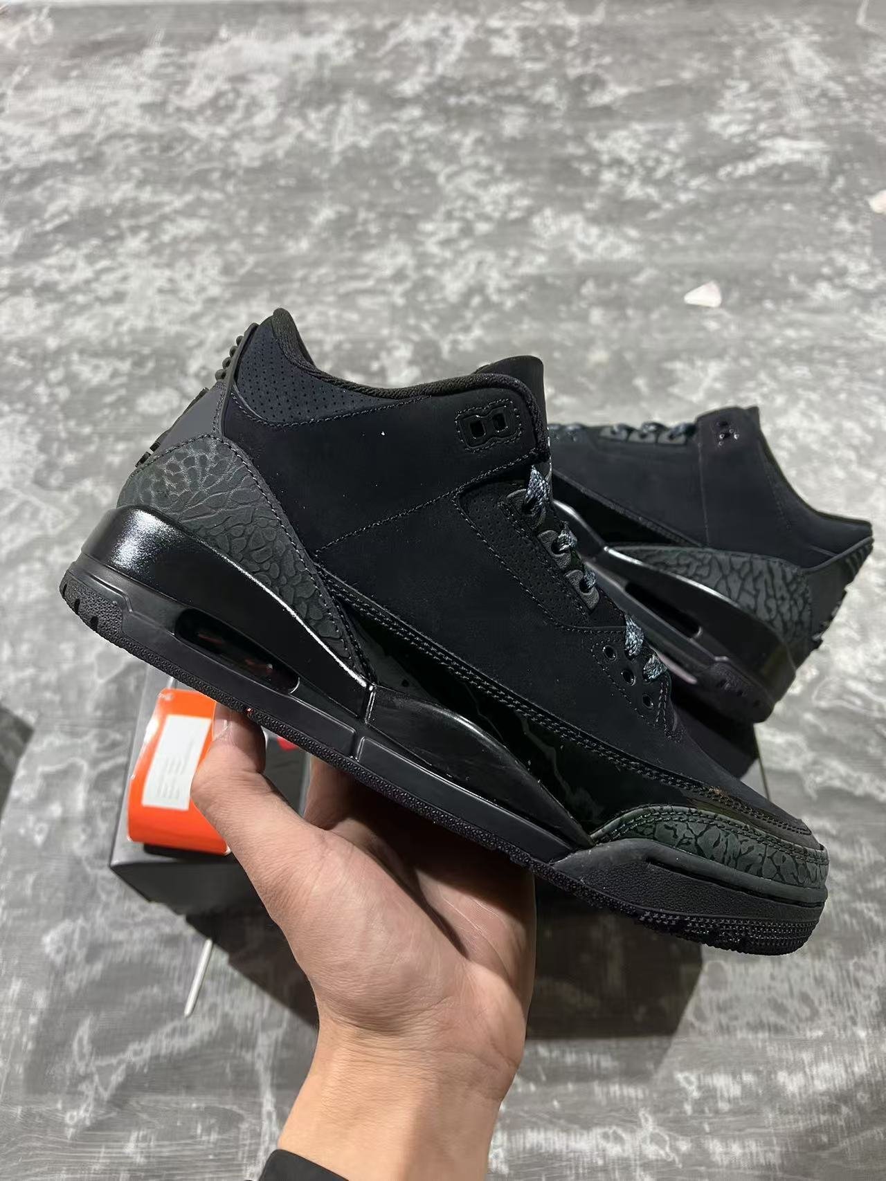 F2-Air Jordan 3 Black CatCT8532-00140-475 - Image 1