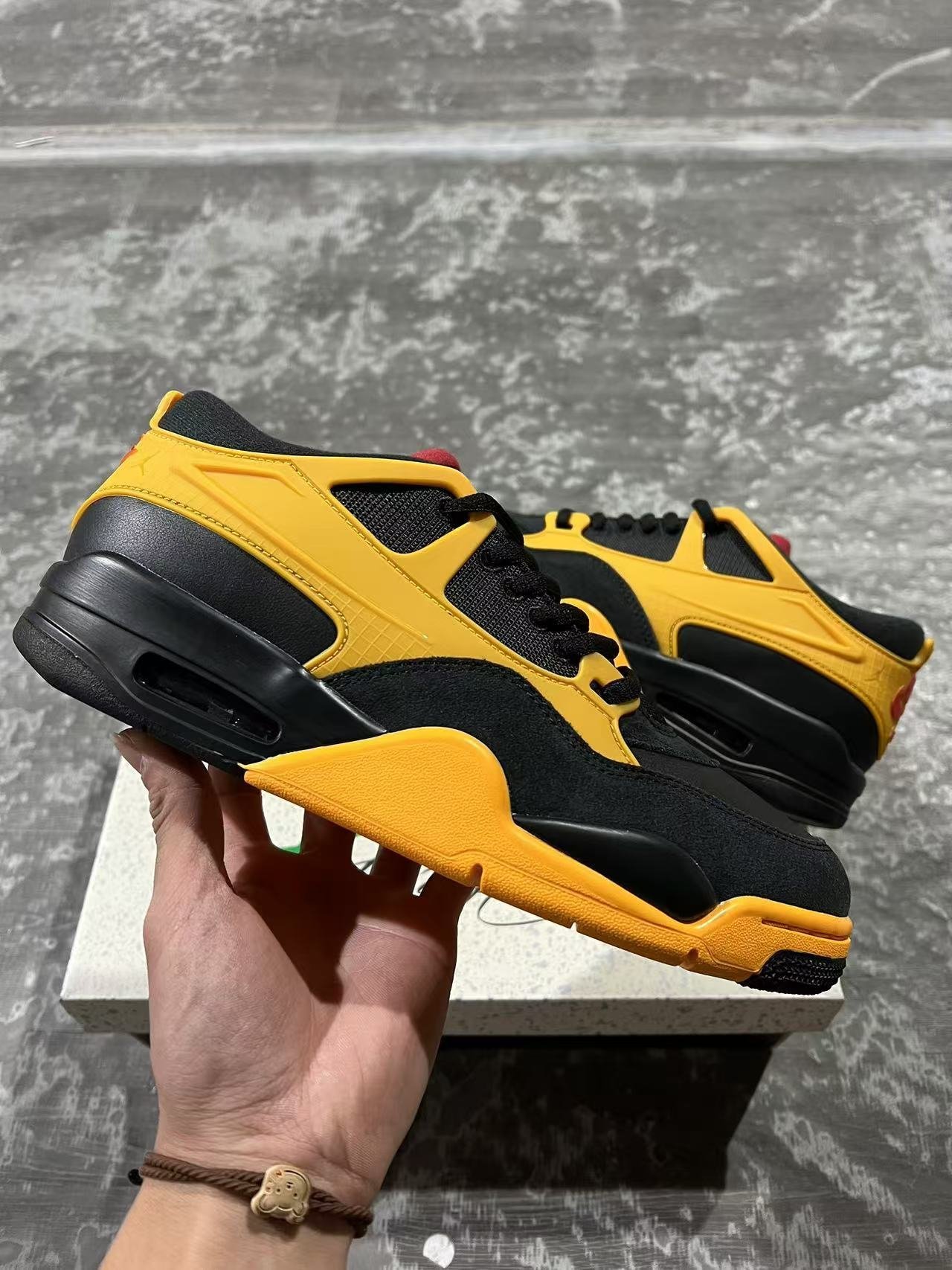 C-Air Jordan 4 RM Bruce LeeFQ7939 00736-47 - Image 1