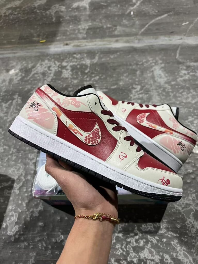 F-Air Jordan 1 LowWhite Black553558-13236-46