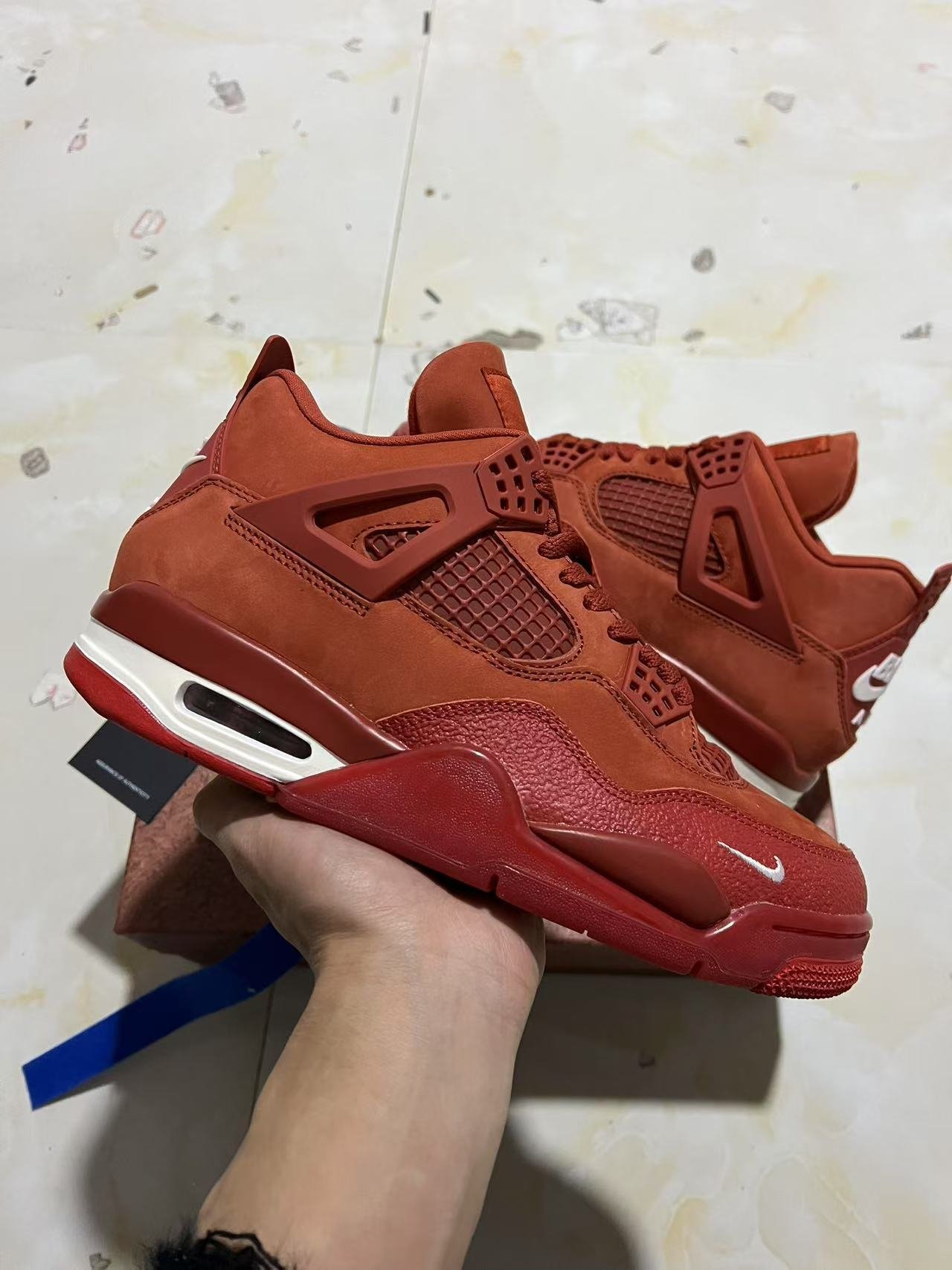 js-Nigel Sylvester x Air Jordan 4 Brick by Brick HF4340-80036-485 - Image 1