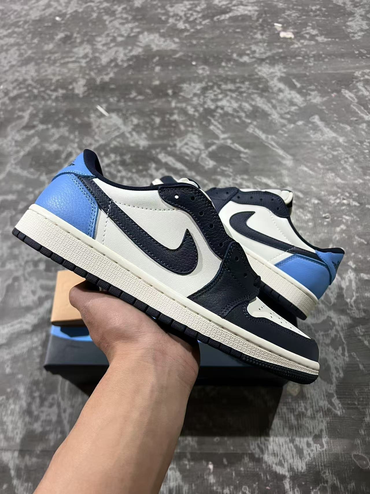 w2-Air Jordan1 Low OG quotObsidianquotCZ0790-40035-47 - Image 1