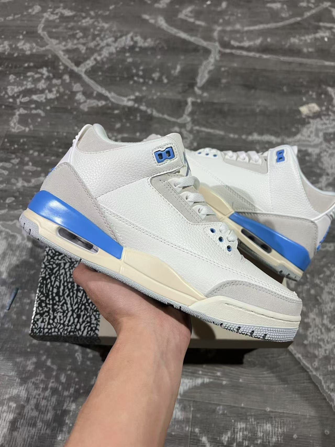 B-Air Jordan 3 Lucky Shorts CT8532-101 - Image 1