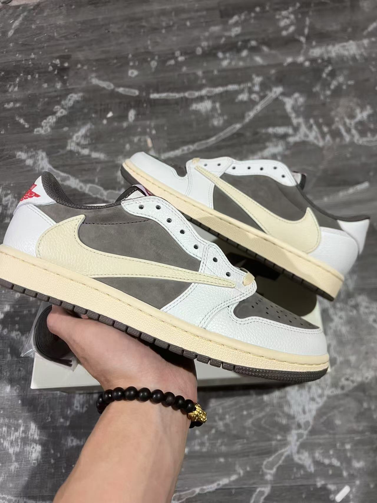 js-Travis Scott x Air Jordan 1 Low OG Reverse MochaDM7866-16236-485 - Image 1