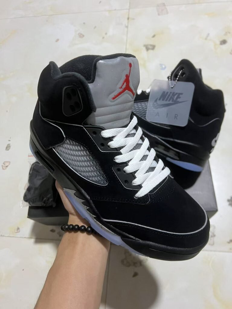 Y3-Air Jordan 5 Black Metallic Reimagined HF3975-001