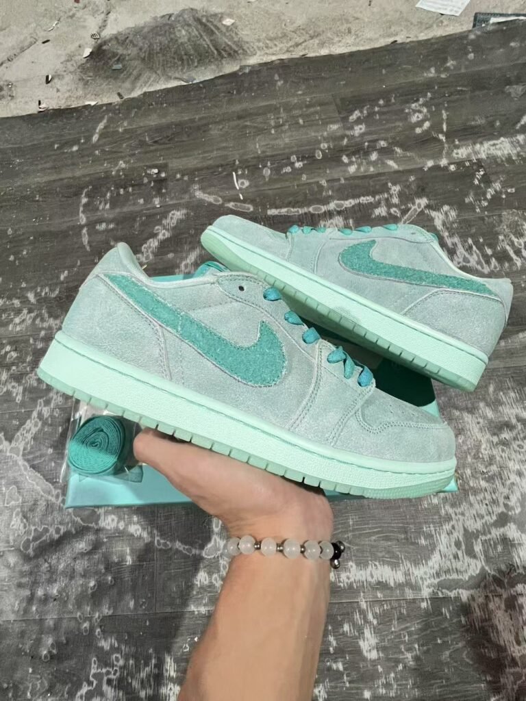 F-Air Jordan 1 Low Washed TealHQ8111-30036-46