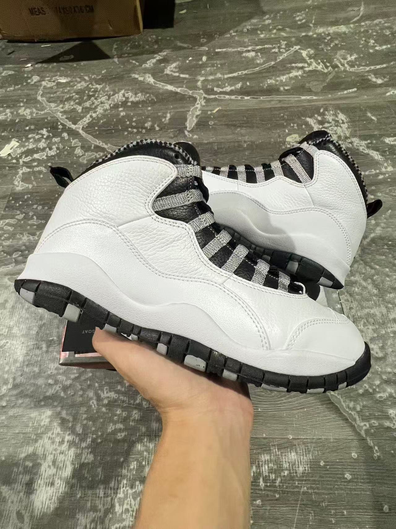 59-Air Jordan 10 Retro quotLight Steel GreyquotHJ6779-104 - Image 1