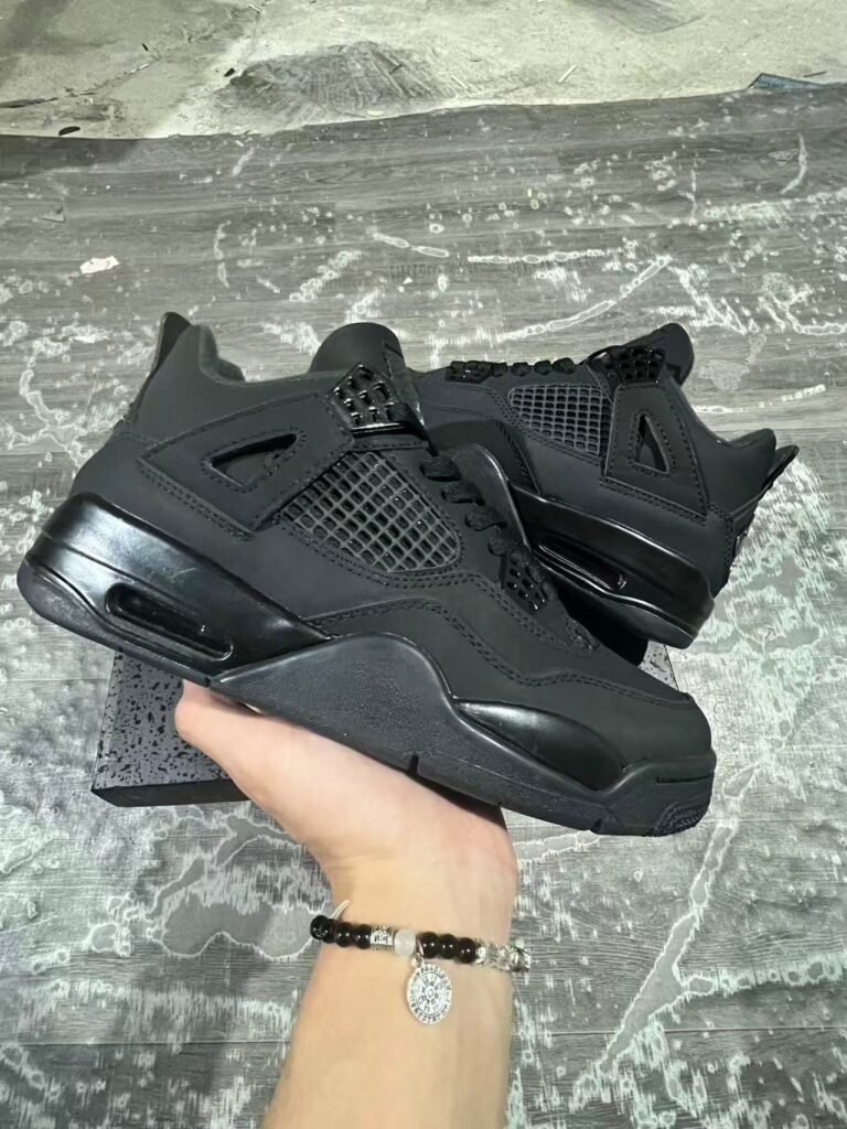 B-Air Jordan 4 Black CatFV5029-01036-47