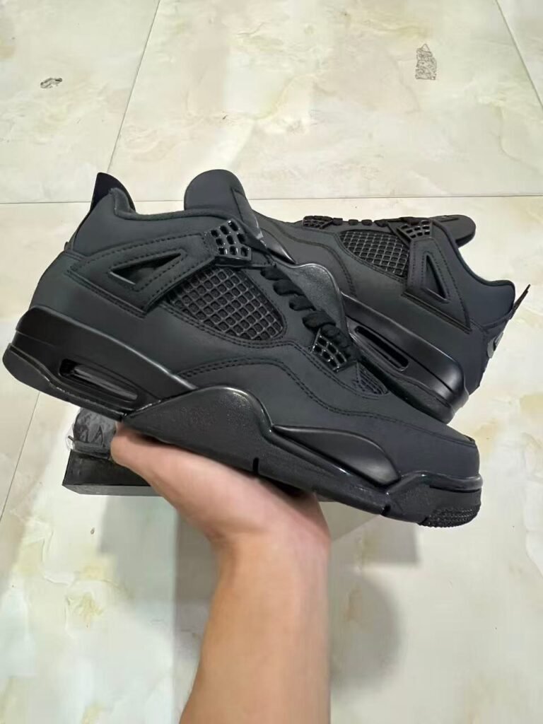 D1-Air Jordan 4 Black CatFV5029-01036-47
