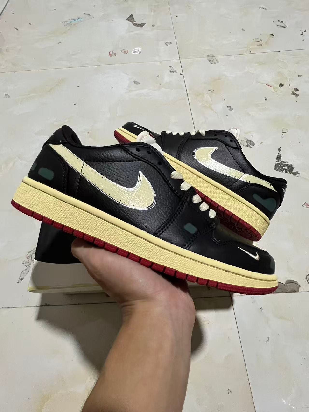 LQ-Nigel Sylvester x Jordan Air Jordan 1 Low OG Nitro quotBetter With TimequotIB8958-001 - Image 1