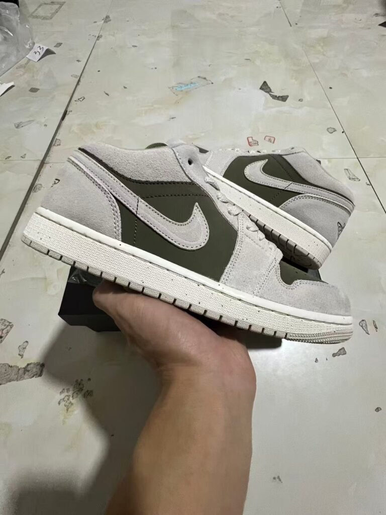 F-Air Jordan 1 Low Medium OliveHV4089-20136-46