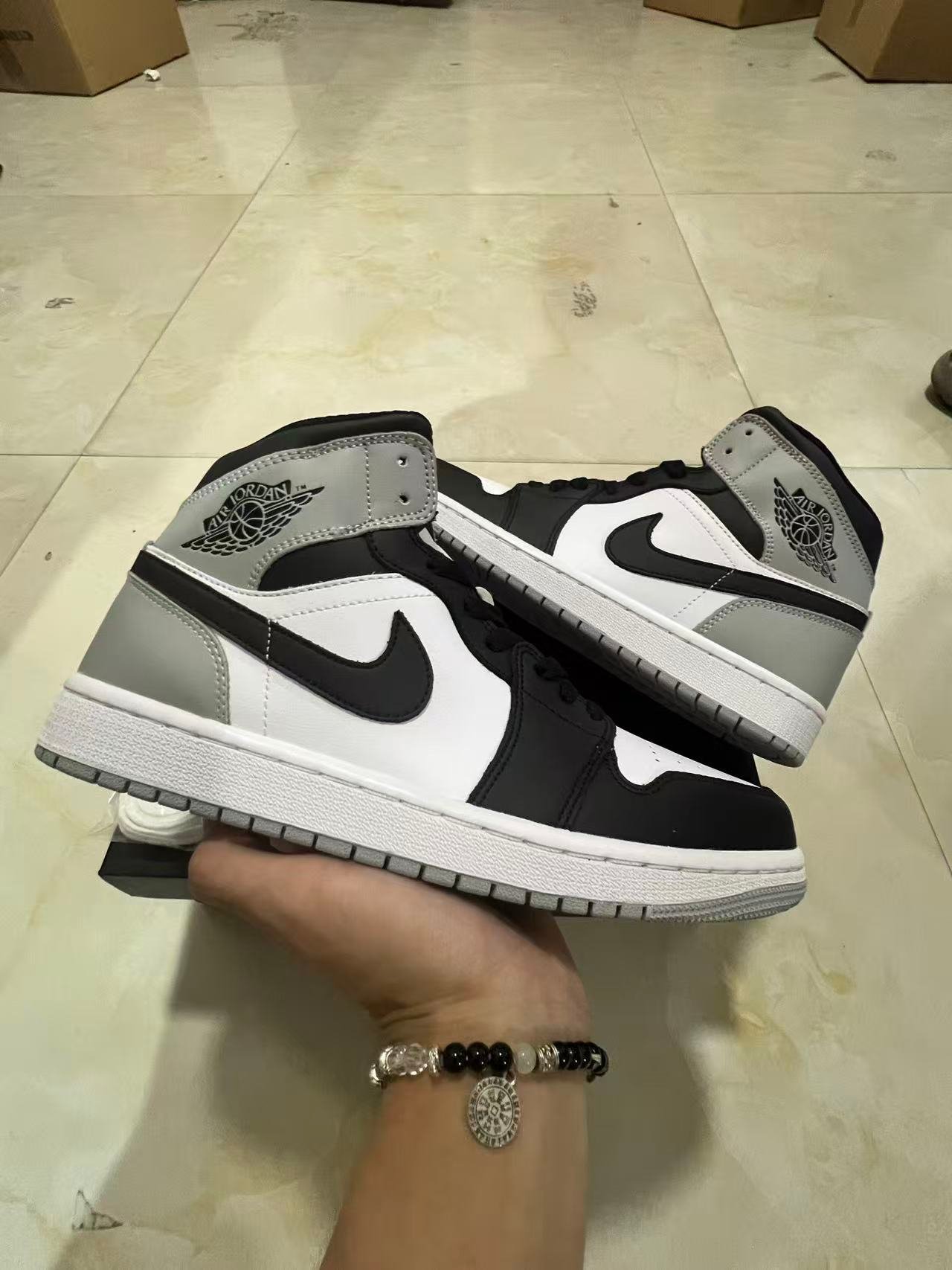 F-Air Jordan 1 Mid Barons  DQ8426-10136-46 - Image 1
