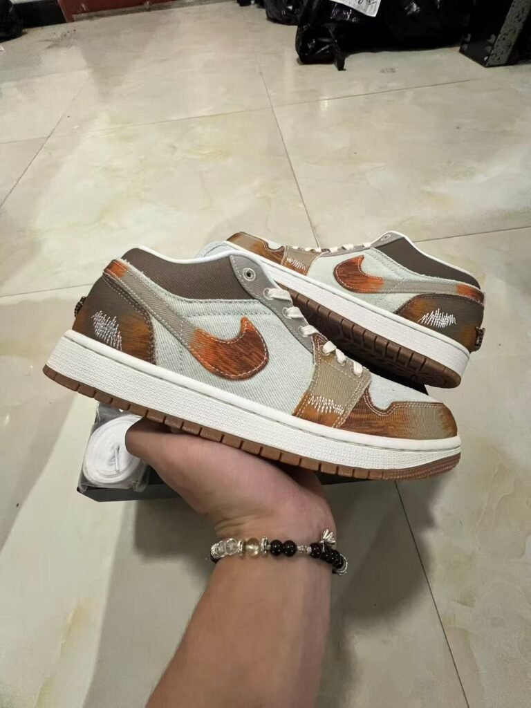 F-Air Jordan 1 Low SE Multi-Color DistressedIM6664-99136-46