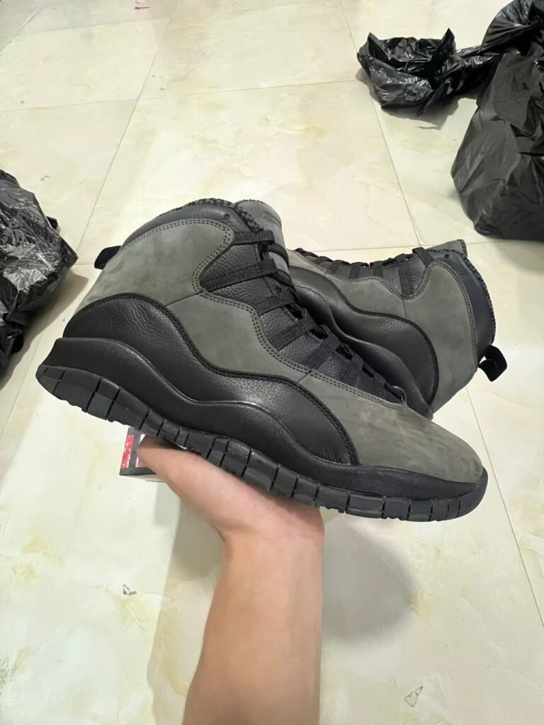 ST-Air Jordan 10 Shadow Charred GreyTrue Red-BlackHJ6779-001