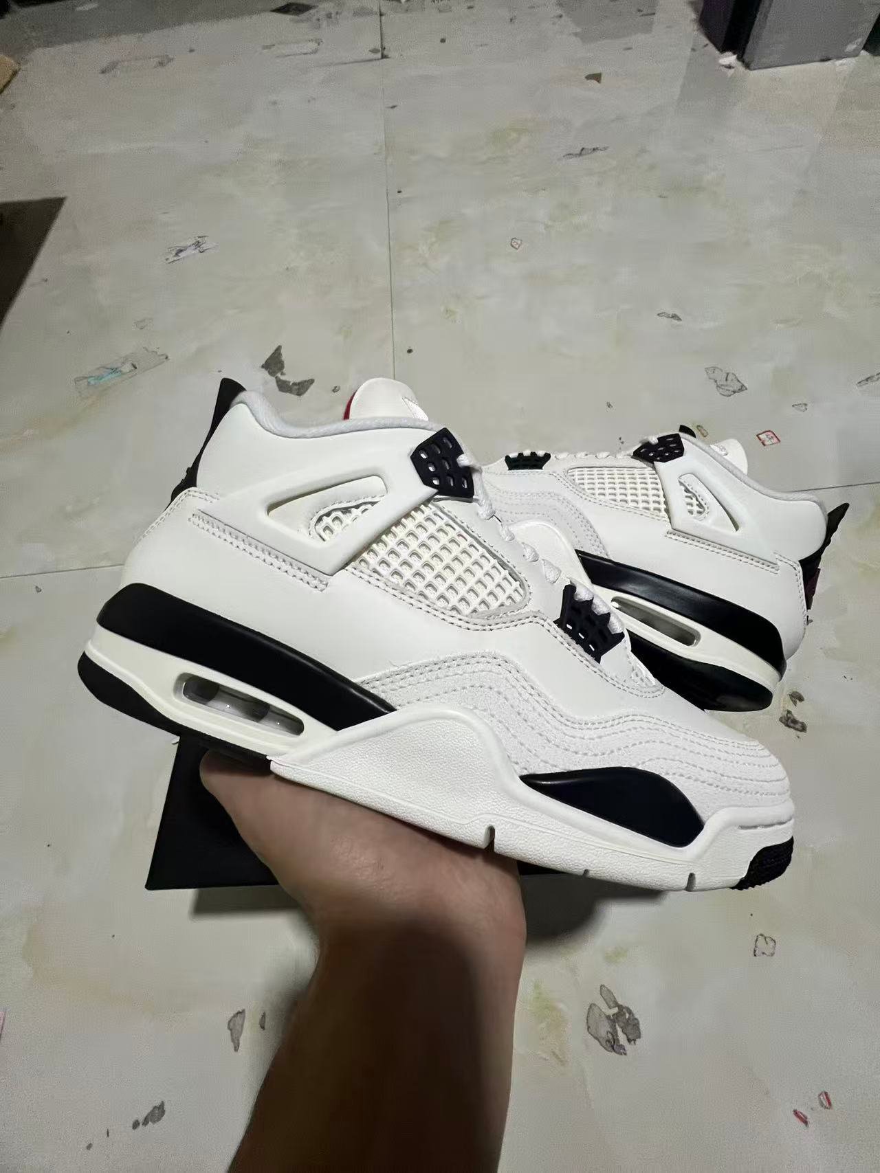 X2-Air Jordan 4 Flight ClubSailBlack-University RedIM4002-1007-14 - Image 1