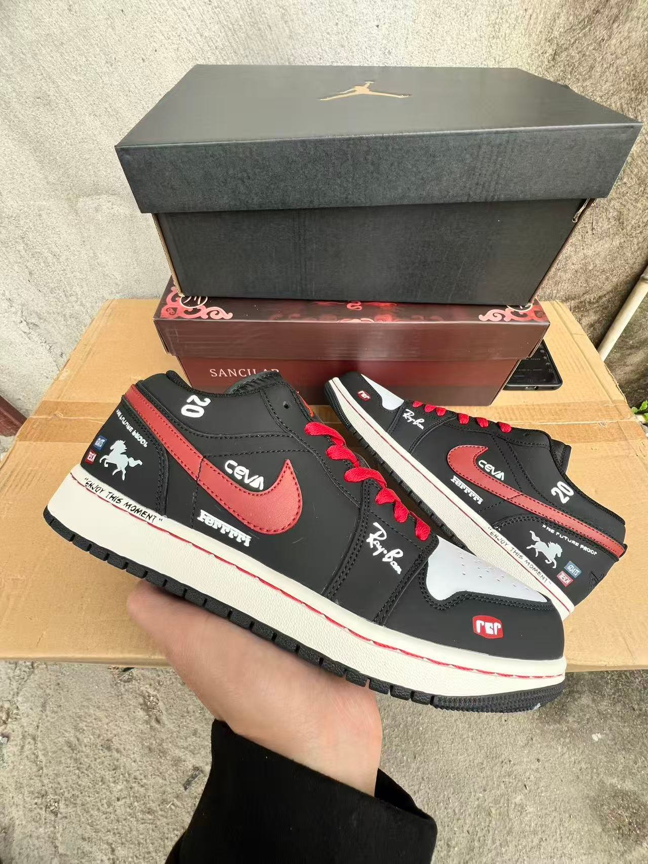 F-Air Jordan1 LOW553558 04036-46 - Image 1
