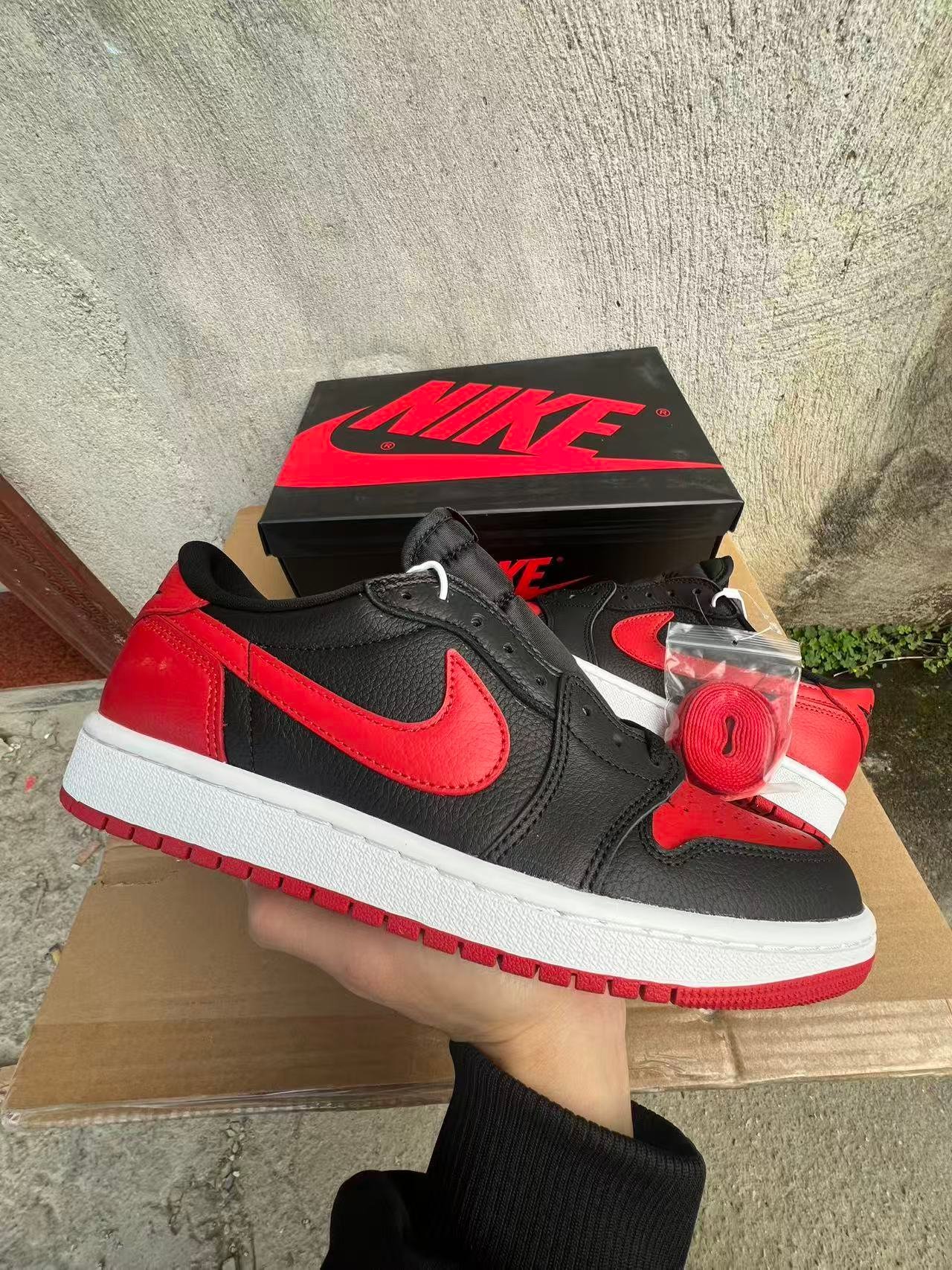 F-Air Jordan 1 Low OG BannedHQ6998-00136-47 - Image 1