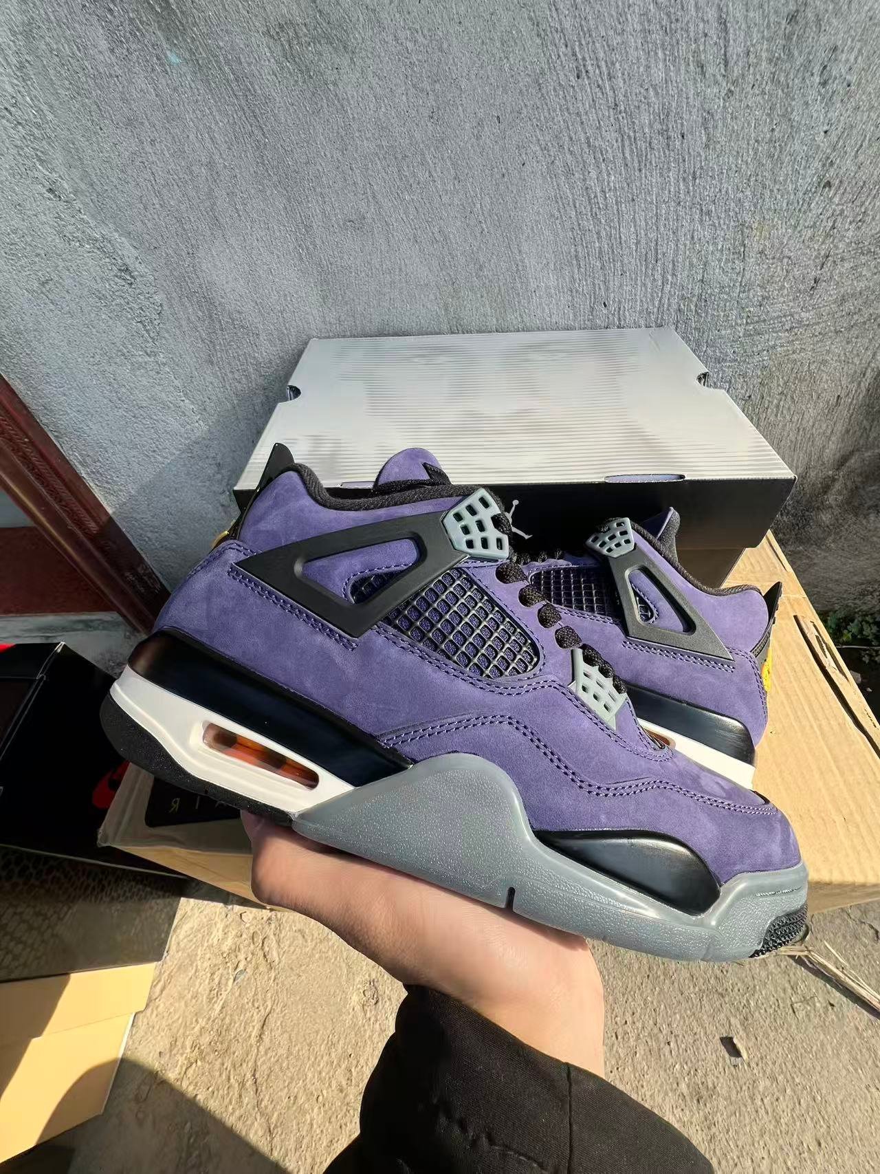X2-Air Jordan 4 LakersFV5029-50040-505 - Image 1