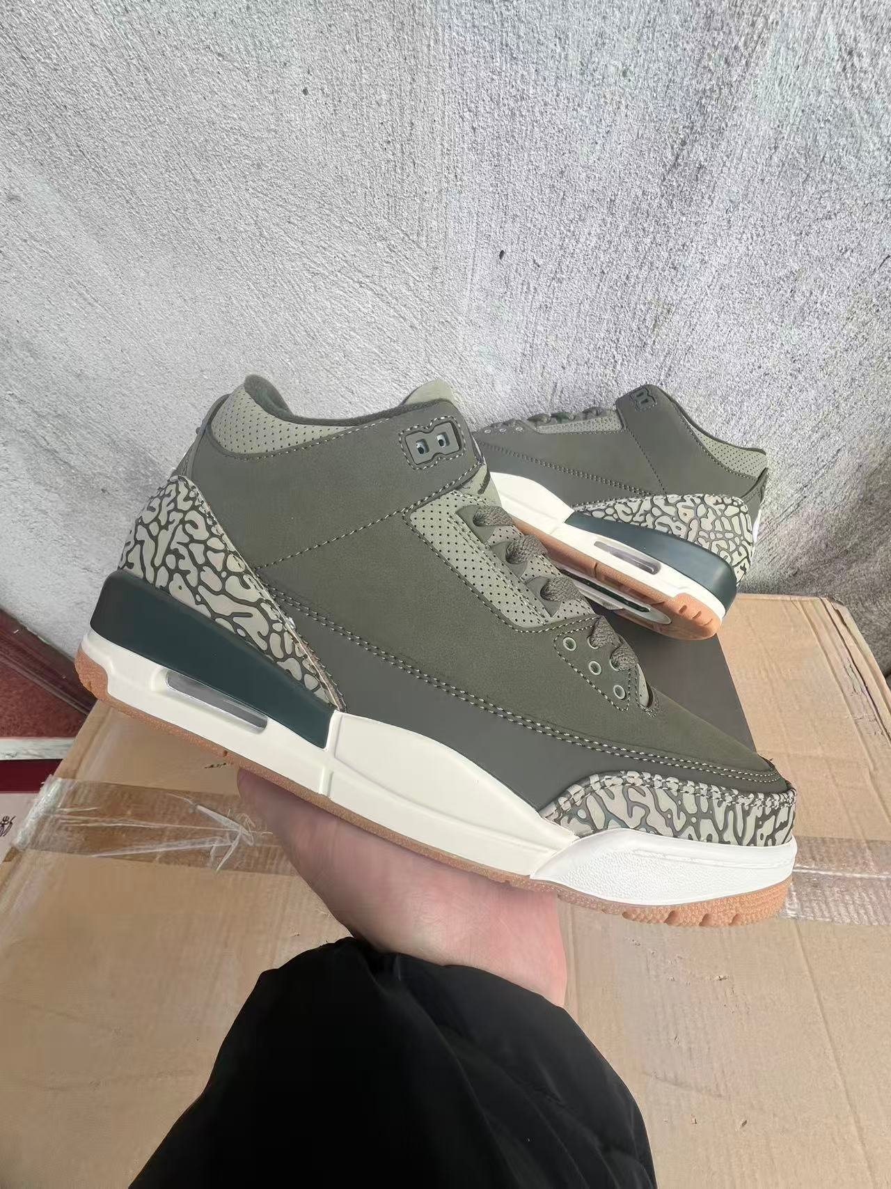 808-Air Jordan 3 quotMedium OlivequotDN3707 202 - Image 1