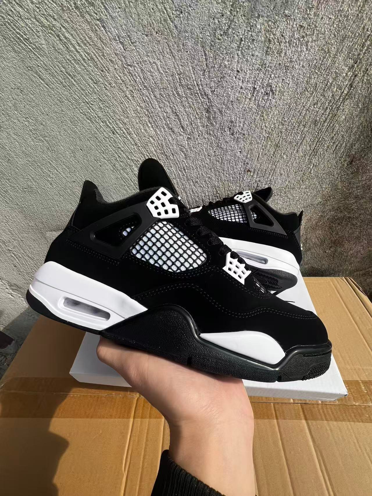 F-Air Jordan 4 White ThunderFQ8138-001 - Image 1