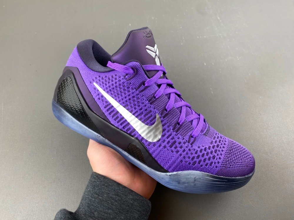S2 version of Kobe 9th generation Kobe IX Elite Low Protro Moonwalker Grape Purple Black White Item No. IM0465-500 Original version S239 No. 7-14 shipped 42