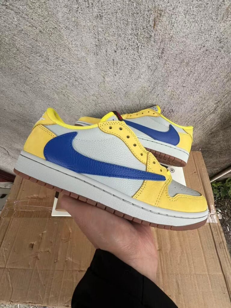 F1-Travis Scott x Air Jordan 1 Low OG CanaryDZ4137-700